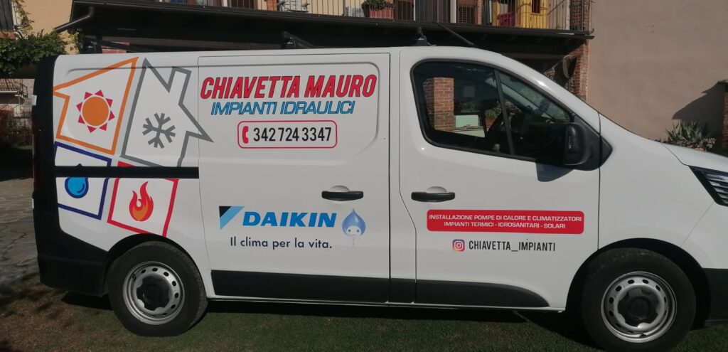 grafica pubblicitaria per furgoni